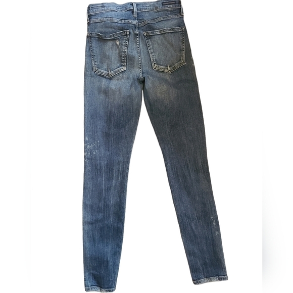CITIZENS OF HUMANITY Rocket High Rise Skinny Distressed Jeans Size 29 - Picture 5 of 13